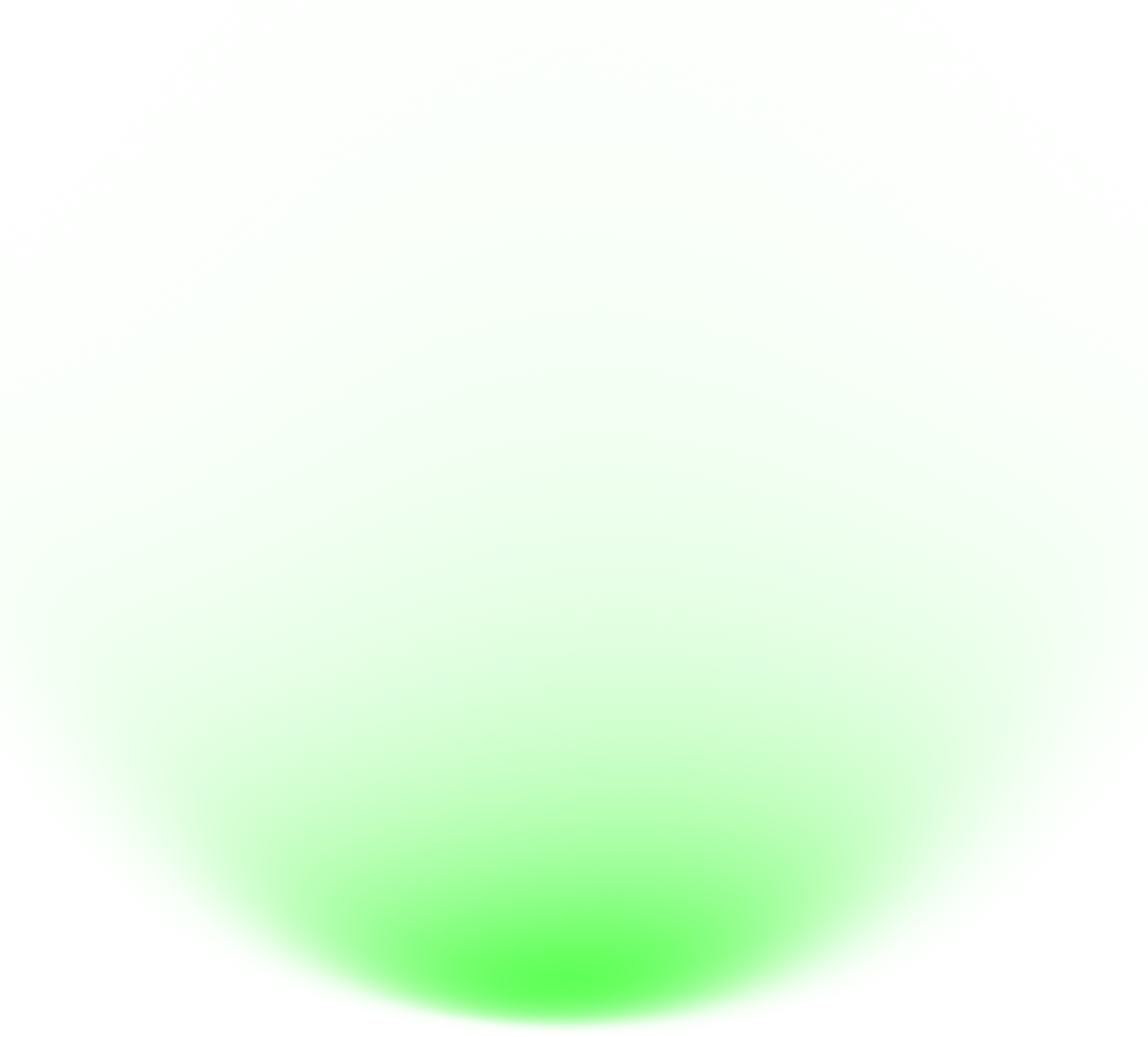 green gradient shadow